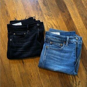 GAP Women’s Skinny Jeans in Black and Blue